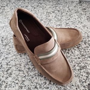 Rockport Adiprene by Adidas Tan/Brown Suede Loafer- Men's Size 9: K74442